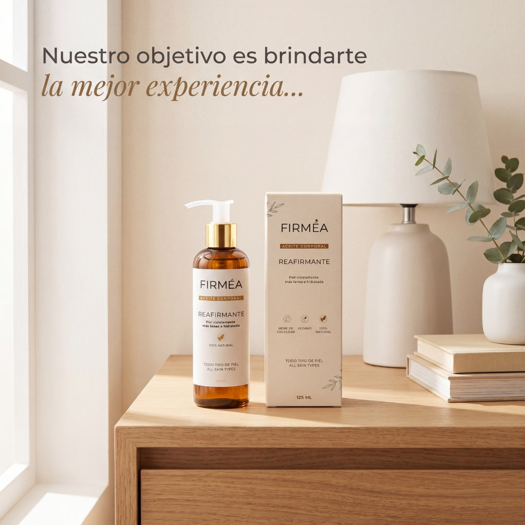 Aceite Corporal Reafirmante - Combate Celulitis, Flacidez y Arrugas