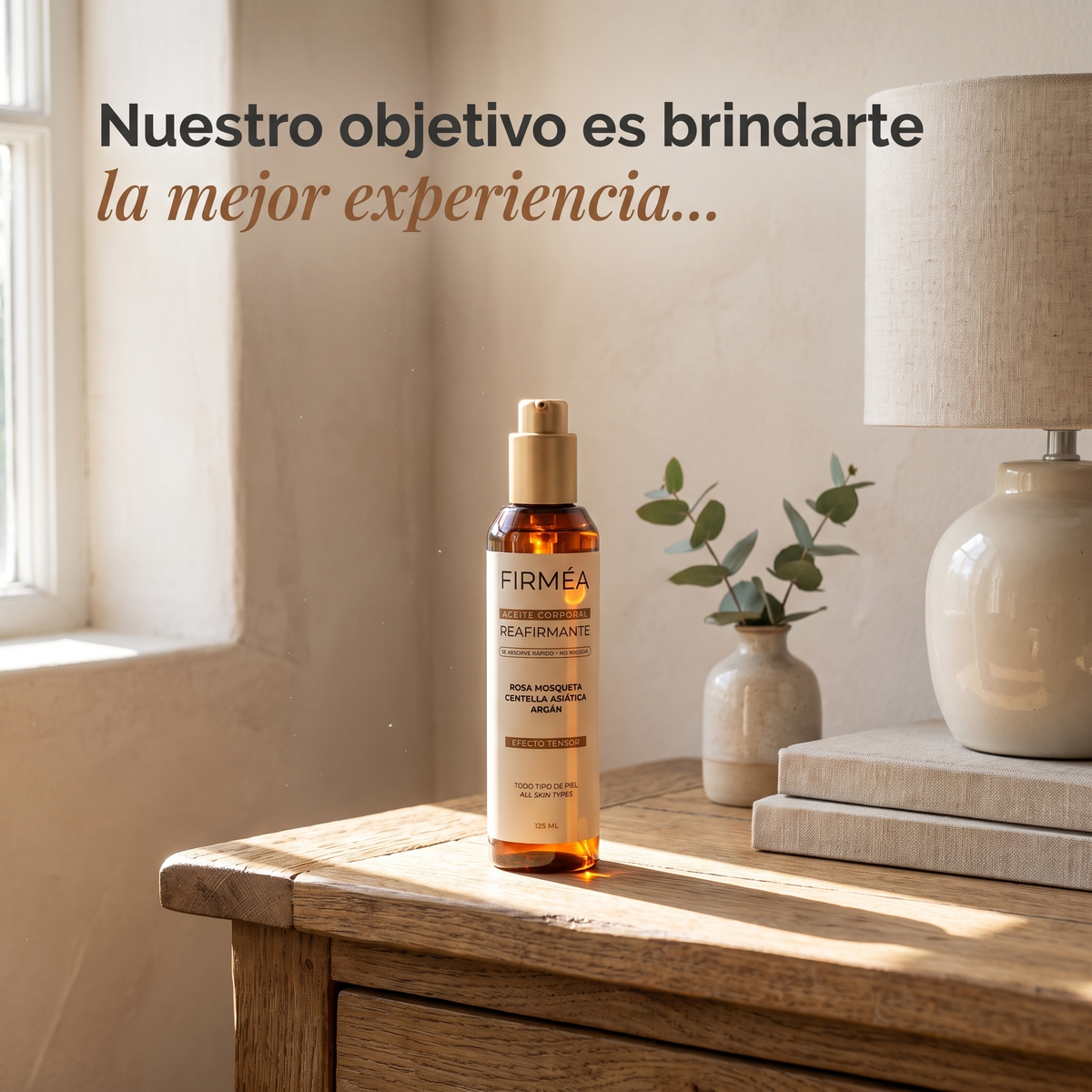 Aceite Corporal Reafirmante - Combate Celulitis, Flacidez y Arrugas